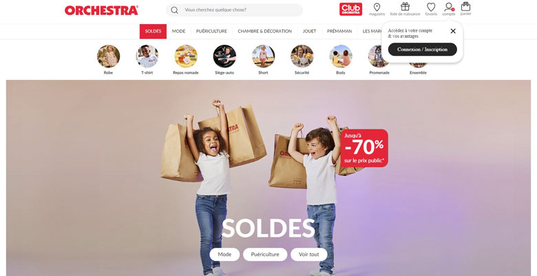 soldes orchestra