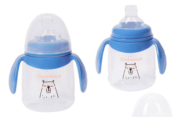 LONTG Tasse à Lait Enfant avec Paille Tasse d'eau Couvercle Anti